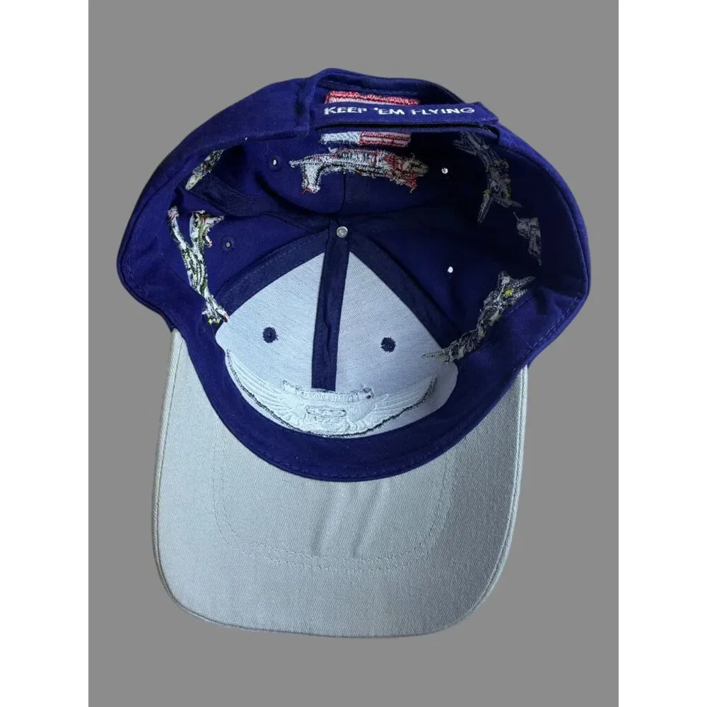 Commemorative Air Force Fighter Squadron Adjustable Hat Airplane Cap CAF USA